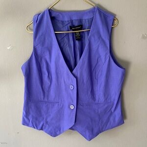 Ashley Stewart Purple Vest